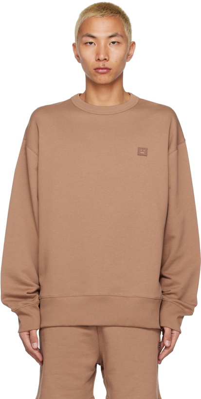 Photo: Acne Studios Brown Dropped Shoulders Sweatshirt