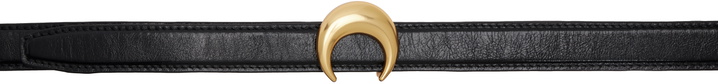 Photo: Marine Serre Black Vegetable Leather Moon Belt