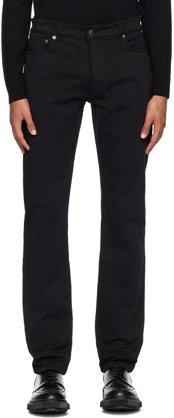 Photo: Sunspel Black 5 Pocket Trousers