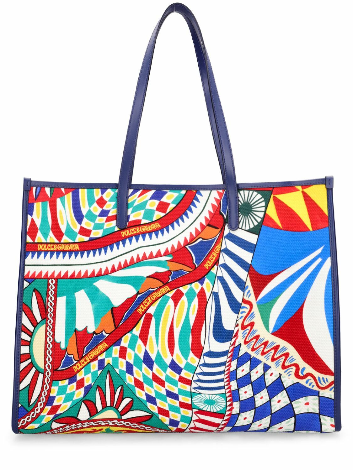 Dolce & Gabbana Multicolor Camouflage Tote Bag | Sendegaro CH DOLCE & GABBANA Colorful Tote Bag main image 2
