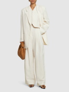 THE FRANKIE SHOP Aiden Linen & Viscose Blazer