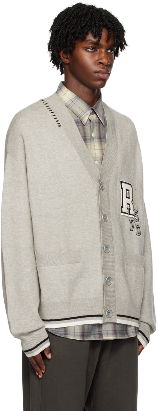 Izzue Gray Badge Cardigan