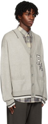 Izzue Gray Badge Cardigan