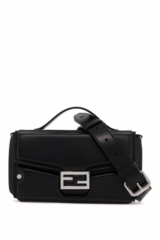 Photo: FENDI soft trunk baguette bag Black