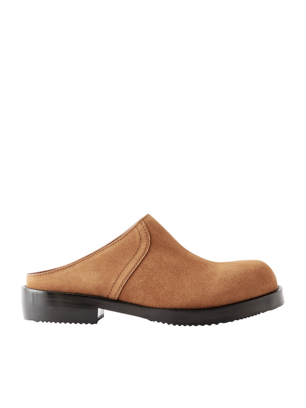 Photo: Dries Van Noten - Suede Mules - Brown
