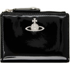 Vivienne Westwood Black Slim Flap Card Holder