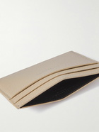 SAINT LAURENT - Pebble-Grain Leather Cardholder