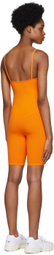 Live the Process Orange Corset Bodysuit