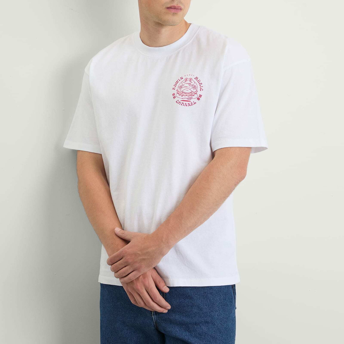 Edwin Men's Music Channel T-Shirt in White