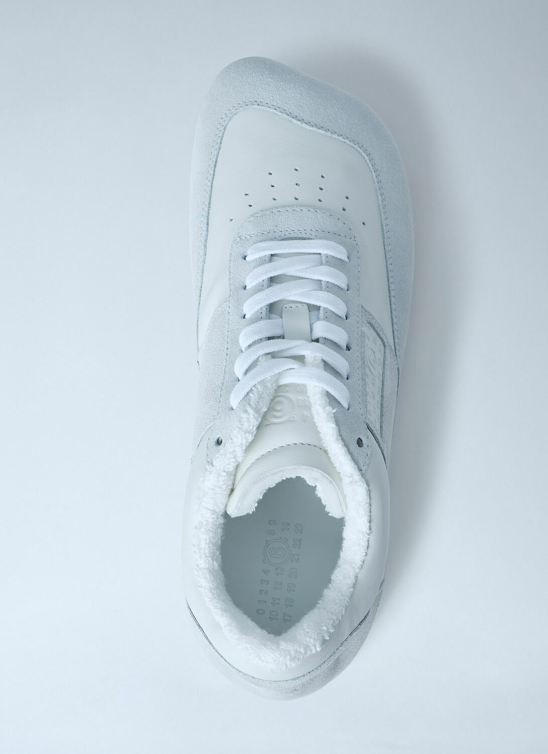 MM6 Maison Margiela Suede and Leather Low-Top Sneakers