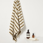 Baina Franklin Bath Towel in Caper/Chalk