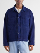 Blue Blue Japan - Sashiko-Cotton Jacket - Blue