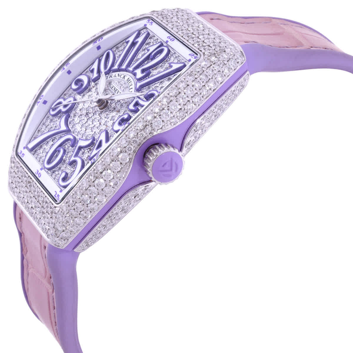 Franck Muller Lady Vanguard Automatic Diamond Ladies Watch V 32 SC AT FO D CD OG VL WG
