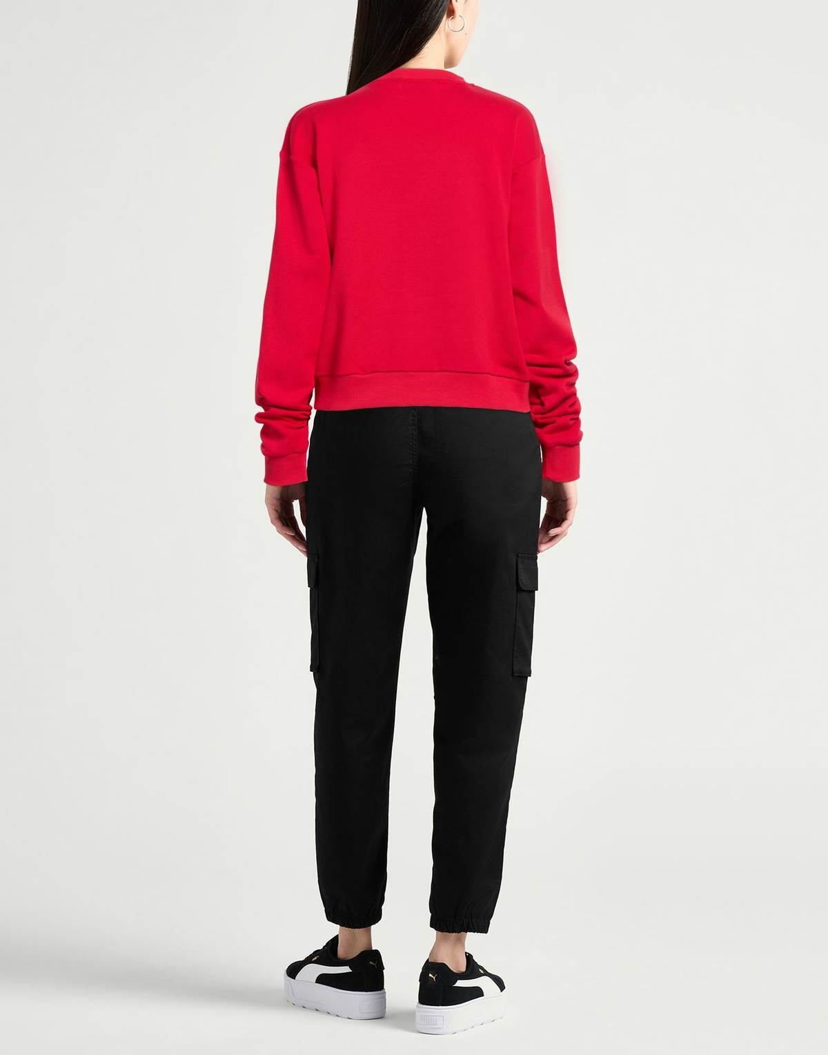 Shoe Womens Sweatshirt in Red