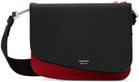 Ferragamo Black & Red Fiamma Crossbody Bag