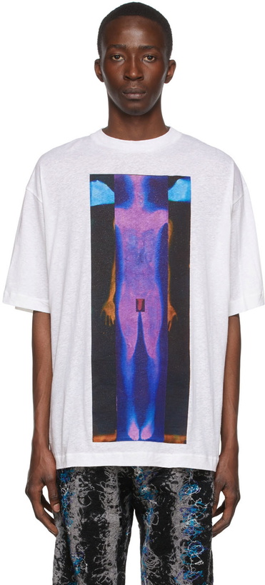 Photo: Acne Studios Off-White Cotton T-Shirt