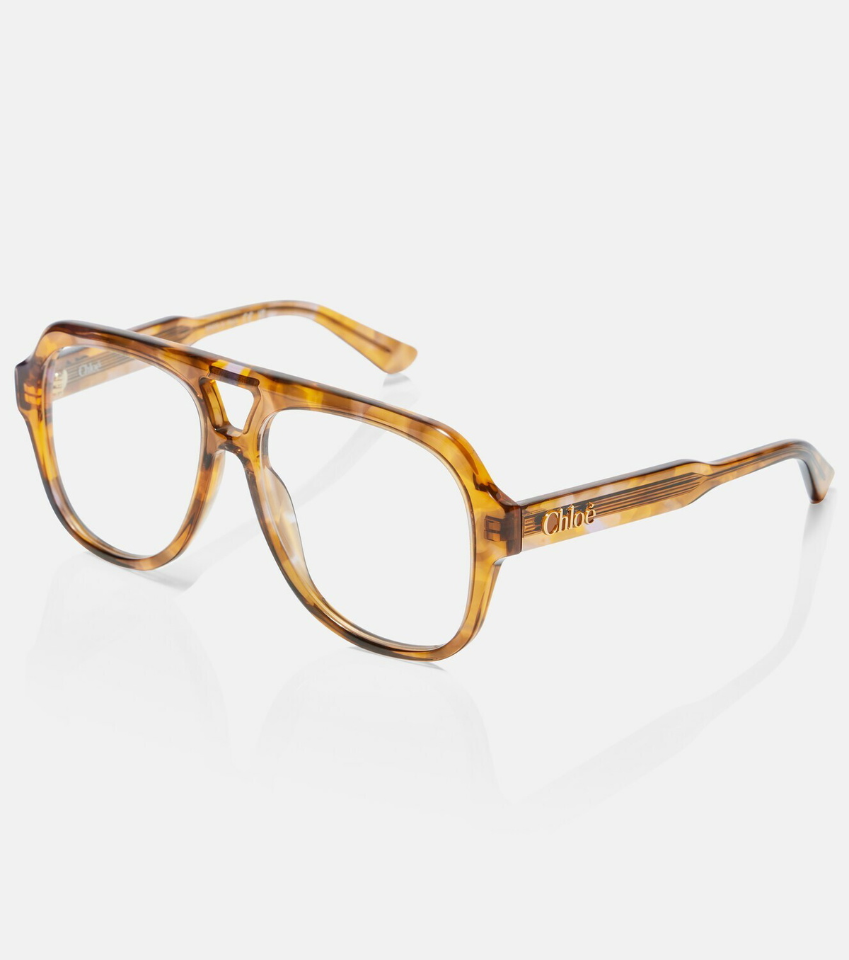 Chloé Optical Native oversized aviator glasses