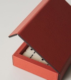 Giobagnara Parma leather and walnut domino set