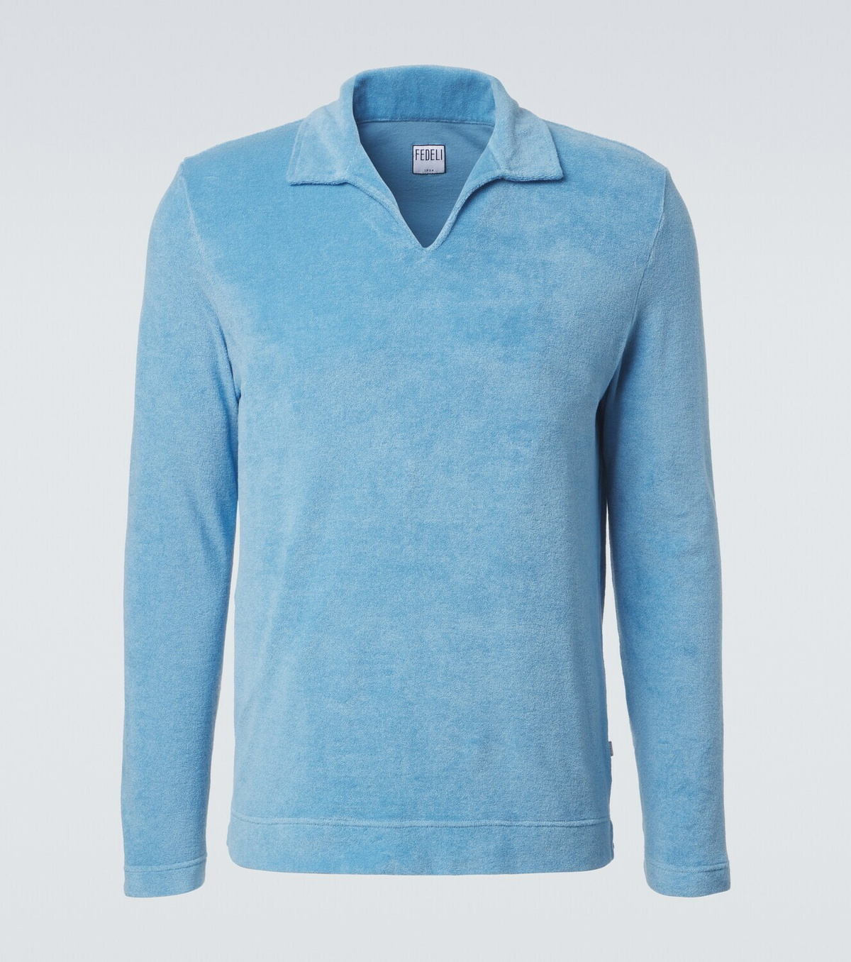 Fedeli Cotton terry polo shirt