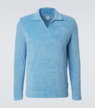 Fedeli Cotton terry polo shirt