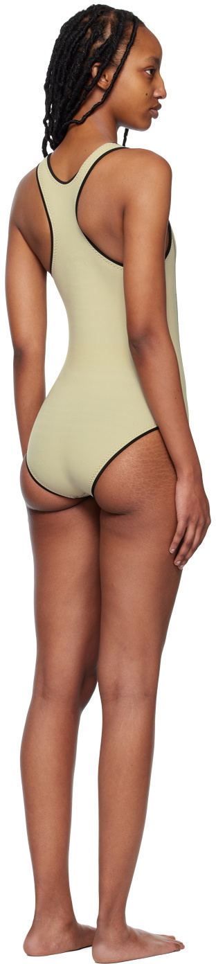 ABYSSE SSENSE Exclusive Beige Elle One-Piece Wetsuit