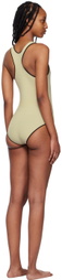 ABYSSE SSENSE Exclusive Beige Elle One-Piece Wetsuit