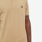 Fred Perry Authentic Men's Slim Fit Twin Tipped Polo Shirt in Multi