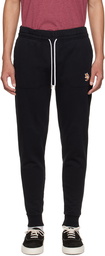 Maison Kitsuné Black Chillax Fox Lounge Pants