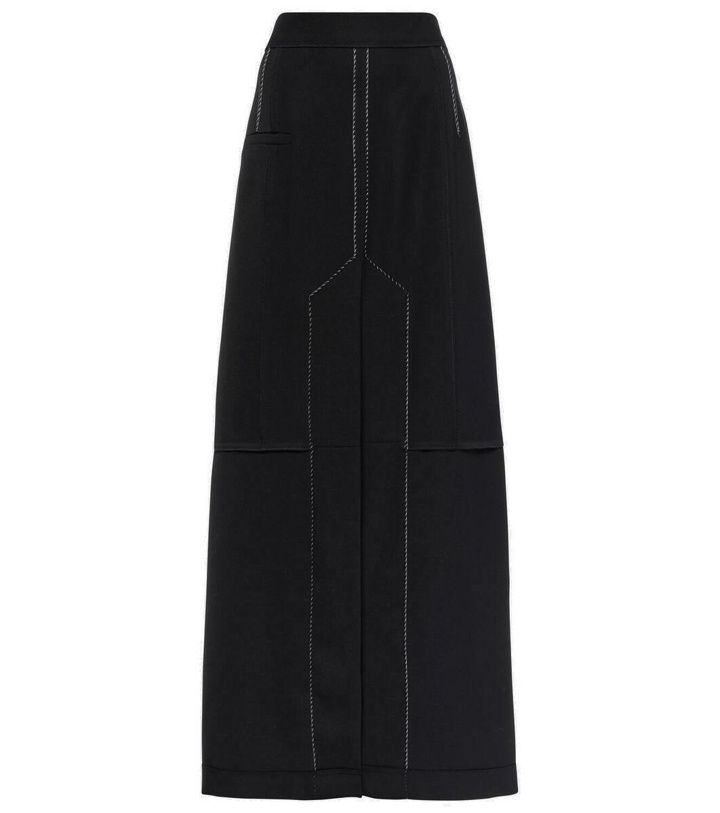 Photo: Victoria Beckham Low-rise maxi skirt