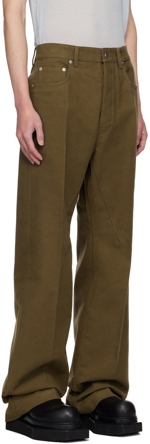 Rick Owens Khaki Porterville Geth Jeans Rick Owens