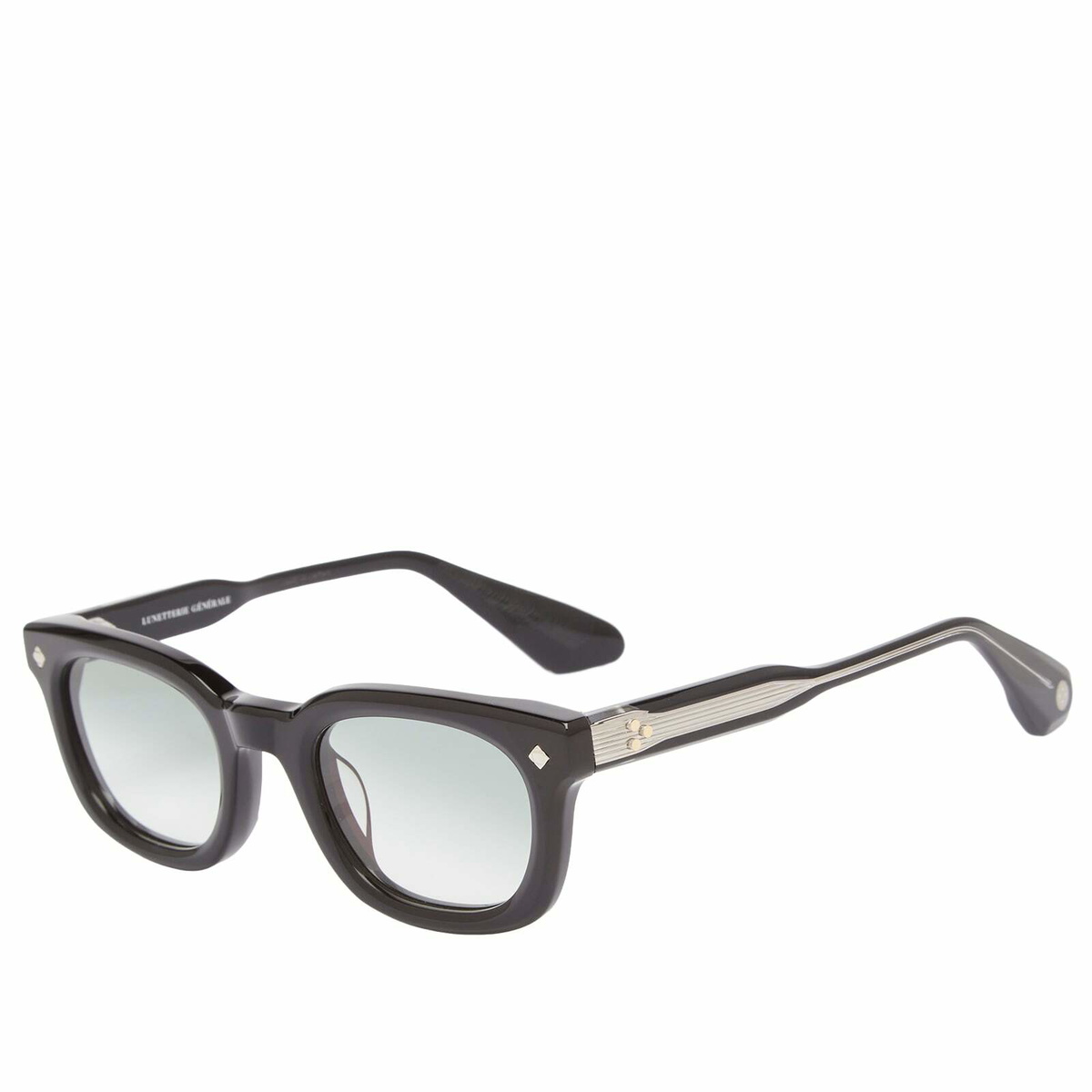 Lunetterie Générale One More Night Sunglasses in Black/Palladium 