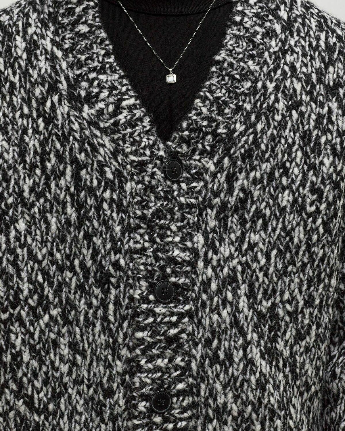 CLOSED CARDIGAN Black Mens Zippers & Cardigan