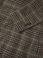Rubinacci - Prince of Wales Checked Wool Blazer - Green