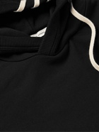 CRAIG GREEN - Lace-Detailed Loopback Cotton-Jersey Hoodie - Black