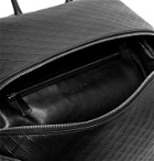 Bottega Veneta - Intrecciato-Embossed Leather Backpack - Black