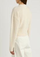Clea Arthur Alpaca-blend Cardigan Cream