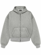 WARDROBE.NYC Grey Zip-Up Hoodie