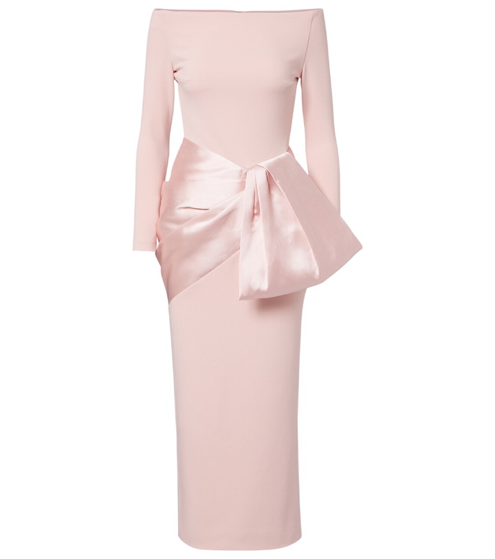 Photo: Solace London Rhianne satin-trimmed cocktail dress