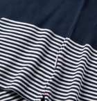 Orlebar Brown - Sammy Striped Cotton-Jersey T-shirt - Men - Navy