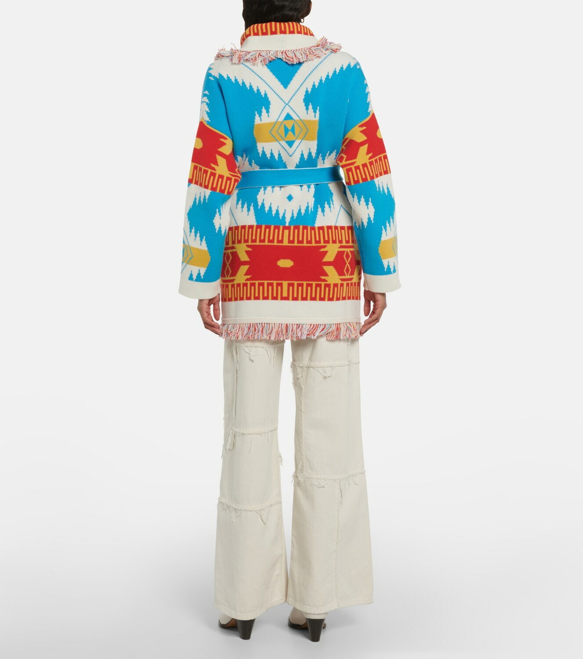 Alanui - Icon jacquard cashmere cardigan