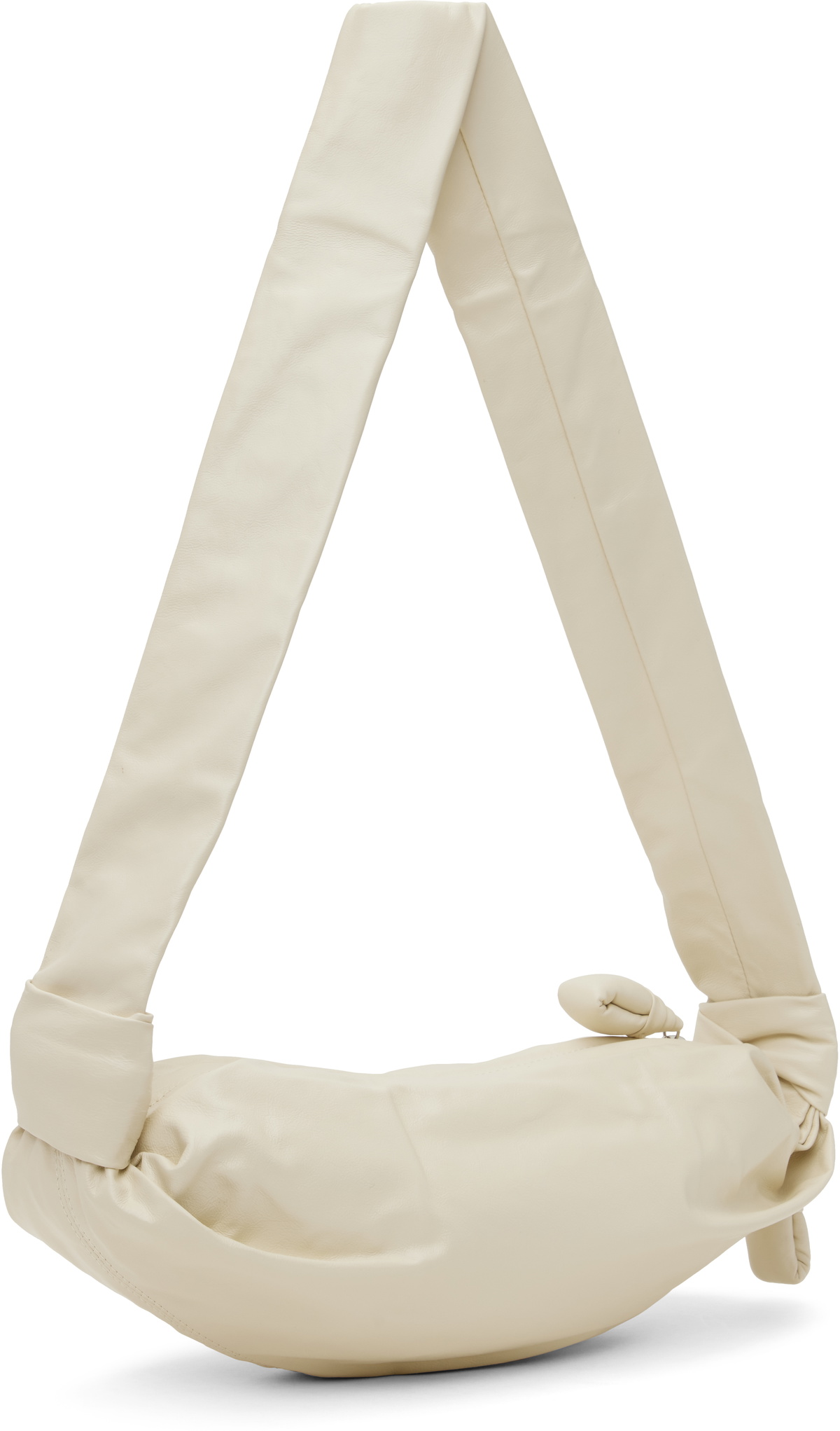 LEMAIRE Off-White Small Soft Croissant Bag Lemaire