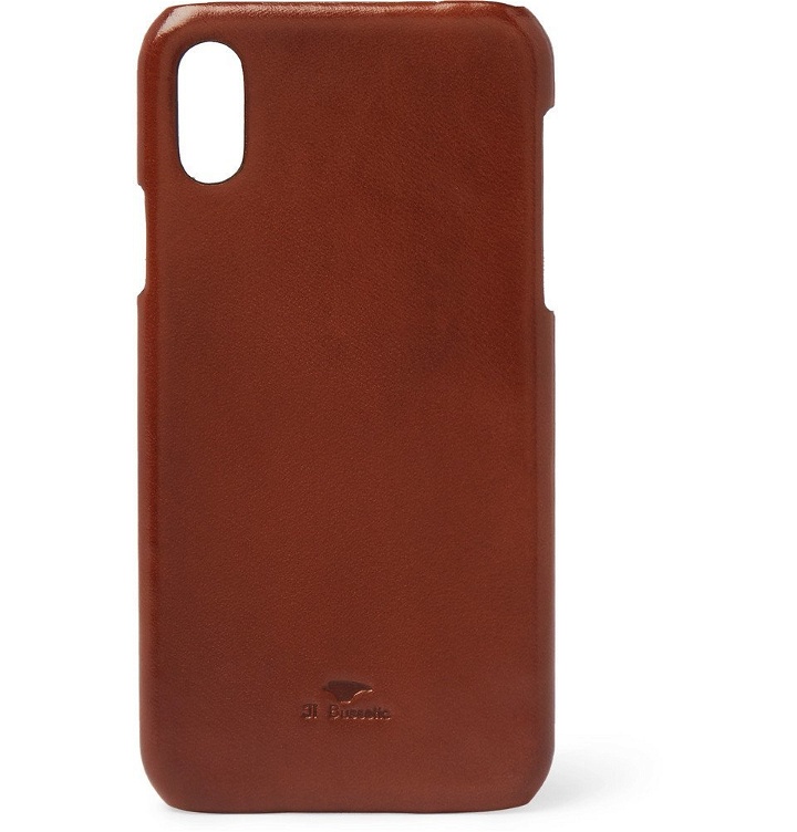 Photo: Il Bussetto - Leather iPhone X Case - Tan