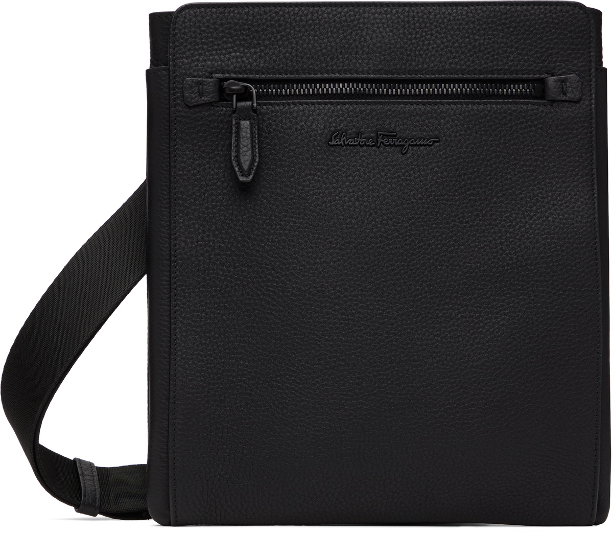 Ferragamo Black Cross Body Bag