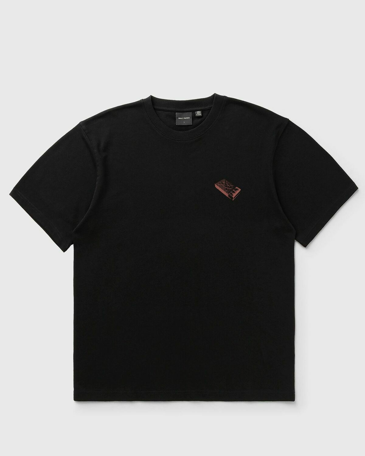 Daily Paper Guide to light ss t-shirt Black Mens Shortsleefe