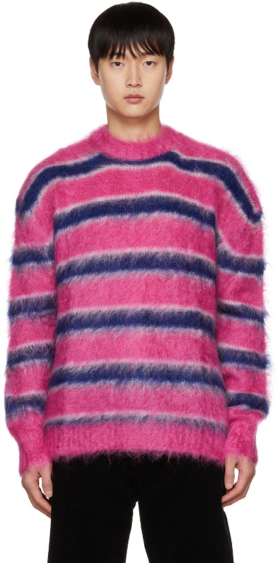 Photo: Marni Pink Striped Sweater