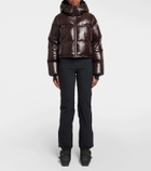 Aztech Mountain Minnie cropped down ski jacket