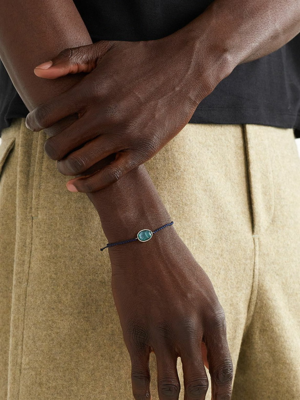 Photo: Lito - Luna Gold, Macramé, Chalcedony and Diamond Bracelet