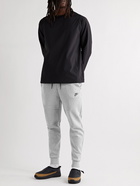 Nike - Sportswear Tapered Logo-Print Cotton-Blend Tech-Fleece Sweatpants - Gray