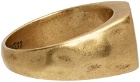Ksubi Gold Dripps 1999 Signet Ring