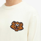 Howlin by Morrison Men's Howlin' Real Shaggy Bear in Ecru